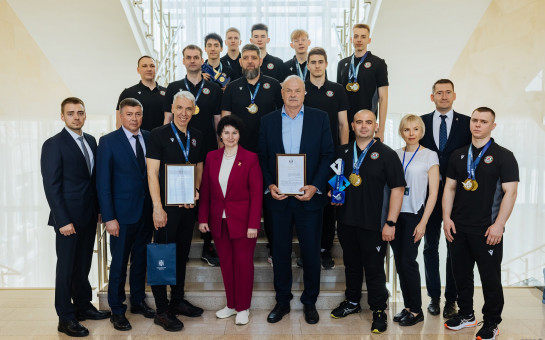Чествование наших чемпионов прошло в Правительстве Новосибирской области
